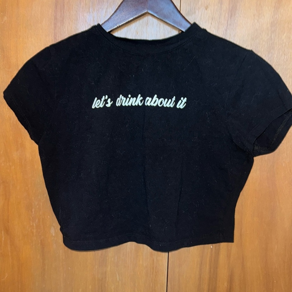Windsor black baby tee